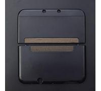 Aluminium Alloy Protective Case Front Back Faceplate Plates Top & Bottom Battery Housing Shell Case Cover Shockproof Hard Shell Skin for New 3DS XL LL Console 2015 - Black