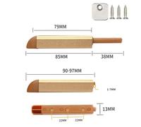 Aluminium Alloy Push to Open Touch Release Door Catch Latch for Cupboard Cabinet Drawer with Heavy Duty Rebound Mechanism, Silver