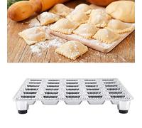 Aluminium Alloy Ravioli Mould, Energy-Saving Dumpling Pastry Mould Maker Kitchen Gadgets Mini Squares Ravioli Maker