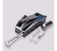 Aluminium Alloy Rotating Glass Door Lock Keyless Knob Floor Mounted | Keyless knob-style design lets you secure glass doors without carrying keys, for ideal for home and commercial use.
