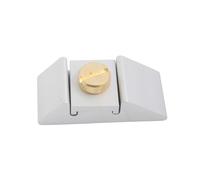 Aluminium Alloy Sandpaper Holder, Grinding Clip with Copper Screws for Secure Attachment, Edge Sander for Flat and Curved Surfaces, Silver