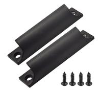 Aluminium Alloy Sliding Door Handle for Balcony, Patio, Windows, Cabinets & Drawers, 90 x 20 mm, White or Black