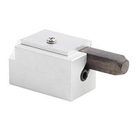 Aluminium Alloy Square Angle Chisel Woodworking Tool Spring Type Corner Clamp for Hinge and Door Lock Groove Installation DIY Projects Silver 74x48mm