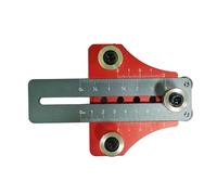 Aluminium Alloy Table Saw Jig Guide for Thin Strip Cuts, Accurate Woodworking Tool with Engraved Scale, Zero Gap Design for Repeat Rip Cuts on Table Saws