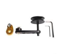 Aluminium Alloy Tensioner with 11T Pulley for Smooth Chain Management in Bikes (Golden)