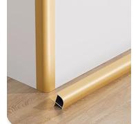 Aluminium Alloy Tile End Strip, 1M *3pcs- Outdoor Edge Protection Rail, Tile Trim Corner Profile for Edge Guard, Tile Edge Protector for Bathroom & Garden Use(Matte Gold,5.5mmx1m)