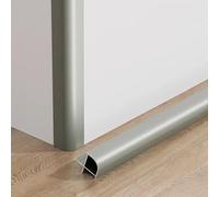 Aluminium Alloy Tile End Strip, 1M *3pcs- Outdoor Edge Protection Rail, Tile Trim Corner Profile for Edge Guard, Tile Edge Protector for Bathroom & Garden Use(Gunmetal Gray,7.5mmx1m)