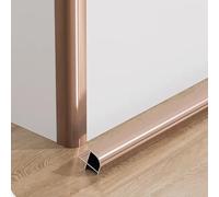 Aluminium Alloy Tile End Strip, 1M *3pcs- Outdoor Edge Protection Rail, Tile Trim Corner Profile for Edge Guard, Tile Edge Protector for Bathroom & Garden Use(Rose Gold,5.5mmx1m)