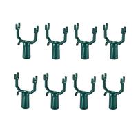 Aluminium Alloy Tree Branch Supports for Fruit Trees, Vineyards & Ornamental Gardens - 8-Piece Green Crutch Set, 9.2 x 5.9 cm, Wind/Snow Protect