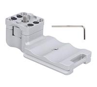 Aluminium Alloy Tripod Collar Replacement Base Foot Lens Collar Foot Adapter for 100-400mmf4.5-5.6L ISII Lens Silver