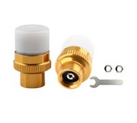 Aluminium Alloy Tyre Pressure Sensor for E-Bikes | Real-time monitoring, red/green LED , enhances riding safety, prevents blowouts, easy install(Golden)
