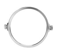 Aluminium Alloy Universal 5.75in Round Headlight Mounting Bracket Motorcycle Conversion Accessory Fit for (Silver)