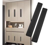 Aluminium Alloy Vent Cover for Cabinet & Ceiling Adjustable Air Grill Lid Detachable Ventilation Plate for Wardrobe & Shoes Double Size 32x255mm (1.3x10in)