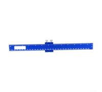 Aluminium Alloy Woodworking Ruler Adjustable Precision Scribing and Ttype with Gadget Imperial Scales Depth Positioning Lock Metric Marking Gauge (C)