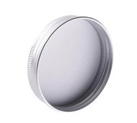 Aluminium Aloy Refillable Small Tin Packing Box, Round Cosmetic Storage Jars Screw Top Sample Containers(5g)