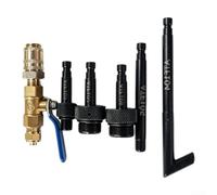 Aluminium ATF Transmission Oil Filler Adapter Connector Set