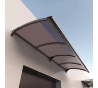 Aluminium Awning with Polycarbonate Cover Outdoor Patio Canopy Weather Resistant Sun Shade for Doors & Windows Rain & Sun Protection Durable & Stylish Design