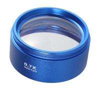 Aluminium Barlow Objective Lens 0.5/0.7 Microscope Camera Lens Clear Imaging For Stereo Microscope Auxiliary Objective Lens