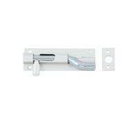 Aluminium Barrel Bolt - Necked - Lightweight Rust-Resistant Offset Door & Gate Bolt - Hardware Fittings Included (76mm)