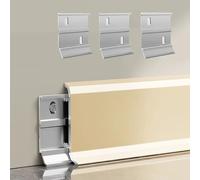 Aluminium Baseboard, Aluminium Skirting Board 125cm Length 4-8cm Width Pack of 4 Multicolor(Sandy Gold,4cm)