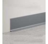 Aluminium Baseboard, Aluminum Skirting Board Pack of 4 125cm Multicolor Multiple Sizes(Gentleman Gray,6cm)