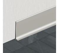 Aluminium Baseboard, Pack of 5 Aluminum Baseboard Trim Skirting Strip Multicolor 6/8/10 Cm(Silver,8cm)