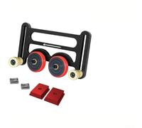 Aluminium Bearing Roller Feeder for Router Table & Table Saw - Adjustable Stock Pushing Guide with Dual Wheels, T-Track Compatible, 172 x 105