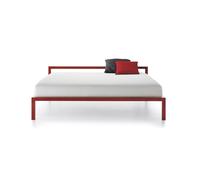 Aluminium Bed lacquered MDF Italia Glossy red W 180 cm - MDF ITALIA F070602 W180 S027