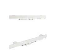 Aluminium Bendable CONTOUR Cordless Curtain Track Set with Overlap Arms - 250cm