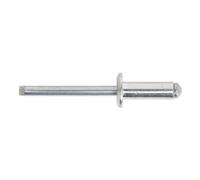 Aluminium Blind Rivet Standard Flange 6.4 x 12mm Pack of 200 - Sealey RB6412S Ne