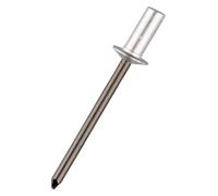 Aluminium Blind Rivets, Closed End Aluminum Blind Rivets 30/50 pcs 3.0-6.4x6-25mm(50pcs,6.4x13mm)