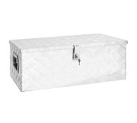 Aluminium Box Trapezoid Storage Chest Trunk Organiser Toolbox Belt Box