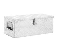 Aluminium Box Trapezoid Storage Chest Trunk Organiser Toolbox Belt Box