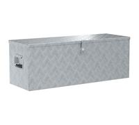 Aluminium Box Trapezoid Storage Chest Trunk Organiser Toolbox Belt Box vidaXL