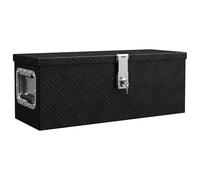 Aluminium Box Trapezoid Storage Chest Trunk Organiser Toolbox Belt Box vidaXL