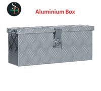 Aluminium Box 48.5x14x20 cm Silver