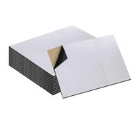 Aluminium Butyl Car Insulation Mat, 400 x 250 x 5 mm, Soundproofing Mat, Insulation, Foam, Self-Adhesive, Fireproof, Moisture-Proof, Waterproof, Pack of 12