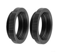 Aluminium C to CS Mount Adapter Ring, 5mm Extension Tube for CCTV Lenses and CS-Mount Camera Bodies, Interface Conversion Ring for Video Surveillance and Industrial Vision Systems