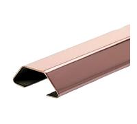 Aluminium Cable Trunking Kit, Self Adhesive Speaker Corner Wire Hider, Duct Hide Wires Tidy, Cable Raceway Management for Home(Pink,2#)