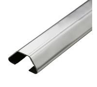 Aluminium Cable Trunking Kit, Self Adhesive Speaker Corner Wire Hider, Duct Hide Wires Tidy, Cable Raceway Management for Home(Silver,2#)