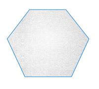 Aluminium Camping Mat 368 * 368cm Outdoor Hexagonal Double-sided Aluminum Film Mat, Thickened Waterproof and Moisture-proof(368 * 368cm)