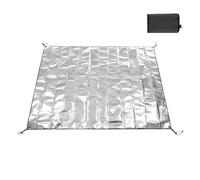 Aluminium Camping Mat Camping Groundsheet Waterproof Picnic Mat Tent Multifunctional PE Aluminum Foil Moisture Barrier(M(160X200CM))