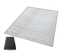 Aluminium Camping Mat, Foam Sleeping Mats for Camping, Reflective Aluminium Foil Insulation Mat, Ground Mats for Tent, 200 X 100 cm