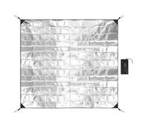 Aluminium Camping Mat Mat Tent Thickened Aluminum Foil Picnic Double-sided Film(180x200cm)