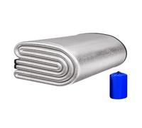 Aluminium Camping Mat, PVC,Outdoor Sleeping Mat, Aluminium Foil Insulation Tent Mats, Thermal Waterproof Foam Floor Folding Sit Mats For Outdoor, Beach Camping, Tour, Picnic