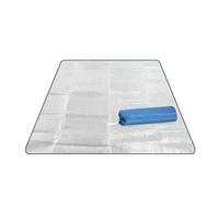 Aluminium Camping Mat Waterproof Camping Mat Picnic Blanket Beach Mattress Sleeping Pad Aluminum Foil EVA Foam(200 * 150cm)