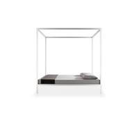 Aluminium Canopy bed laquered MDF Italia - MDF ITALIA F070703 W160 S002