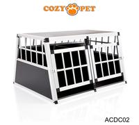 Aluminium Car Dog Cage Cozy Pet Travel Puppy Crate Transport ACDC02