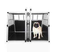 Aluminium Car Dog Crate Travel Cage with Removable Divider 17 sizes by Cozy Pet New Size Travel Puppy Cage Pet Carrier Transport Model ACDC12
