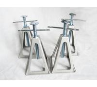 Aluminium Caravan Stabilizing Stack Jacks X4 2700KG (Levelling Adjustable Trailer Support)